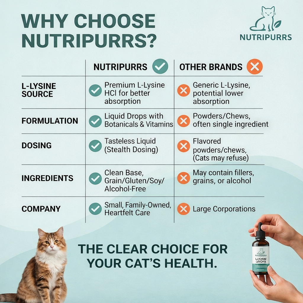 NutriPurrs™ L-Lysine Respiratory Support