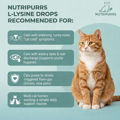NutriPurrs™ L-Lysine Respiratory Support