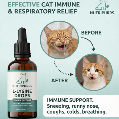 NutriPurrs™ L-Lysine Respiratory Support