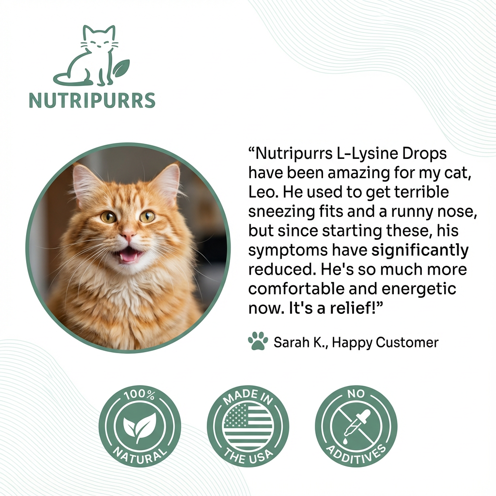 NutriPurrs™ L-Lysine Respiratory Support